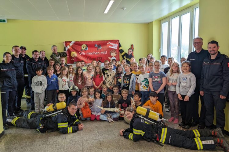 Feuerwehr in der Volkschule